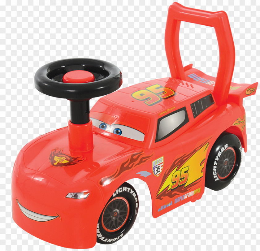 Lightning McQueen Car Toy Scooter Vehicle PNG