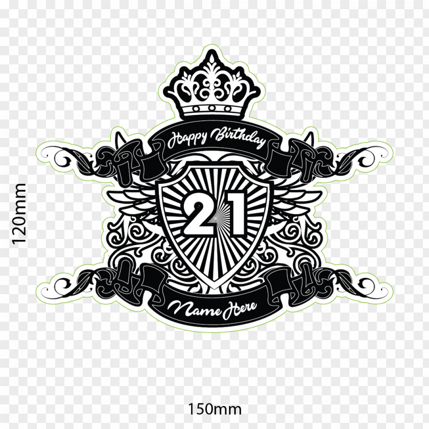 Wedding Cake Topper Emblem Logo Brand Crown Text Messaging PNG