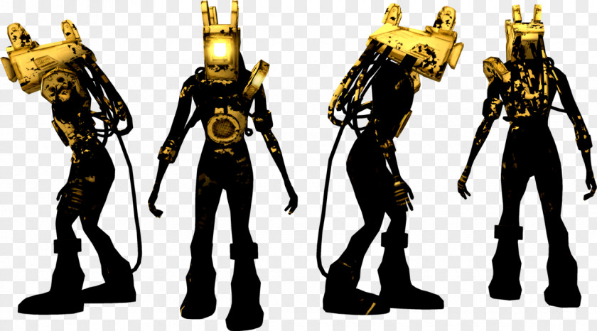 Ink Textures Bendy And The Machine Projectionist Wiki Character Image PNG