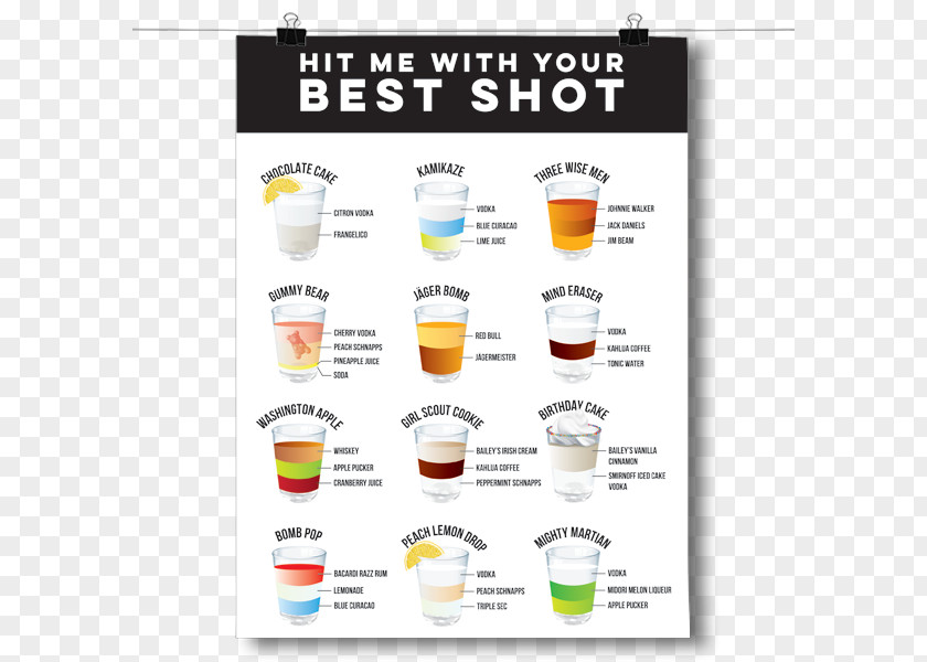 Shot Drink Poster Glasses Whiskey Shooter PNG