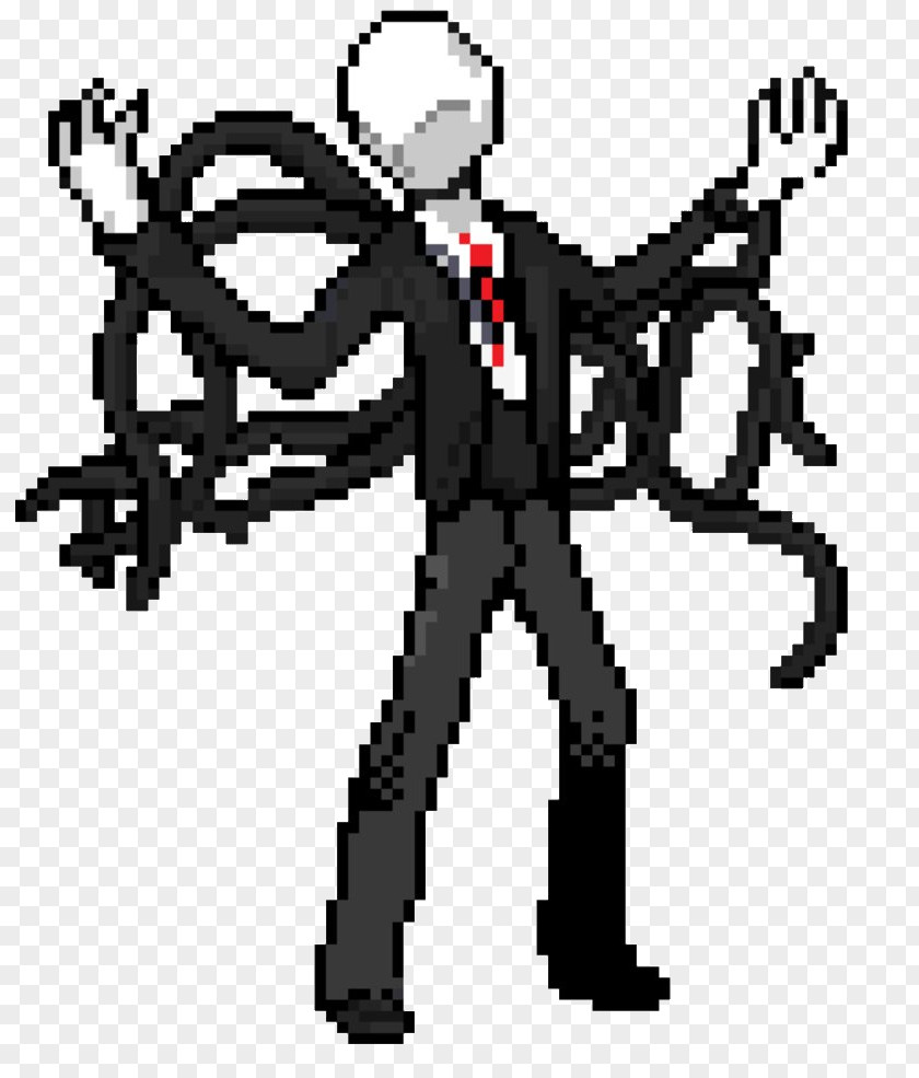 Slender Man Transparent Images Slender: The Eight Pages Minecraft Slenderman Pixel Art Drawing PNG