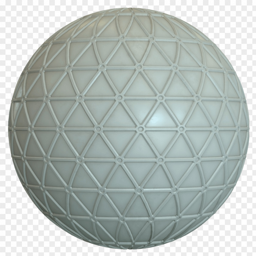 Triangular Pattern Sphere PNG