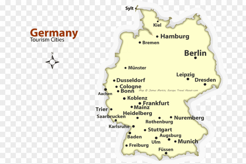 World Map Germany City PNG
