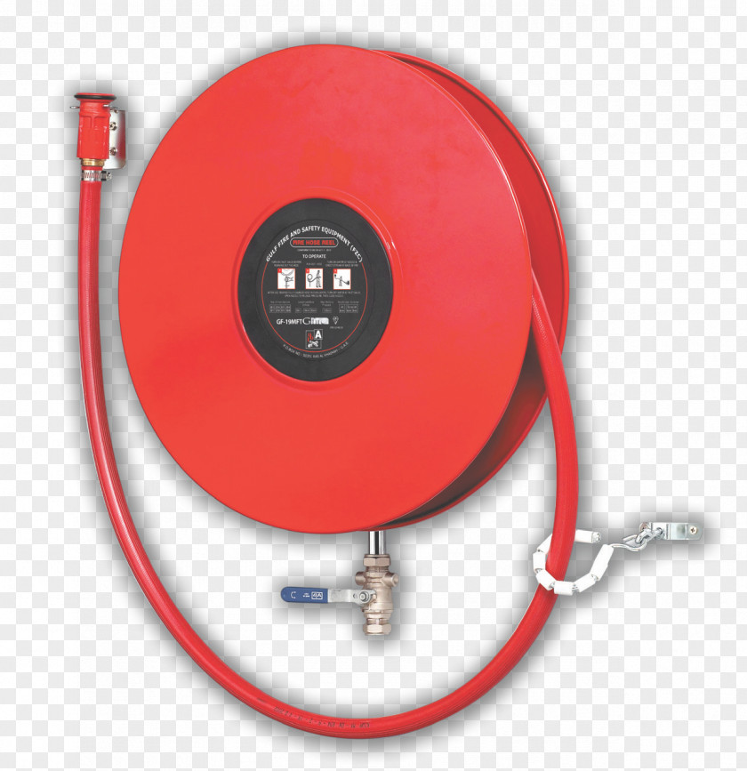 Fire Gulf & Safety Equipment Hose Alarm System Reel PNG