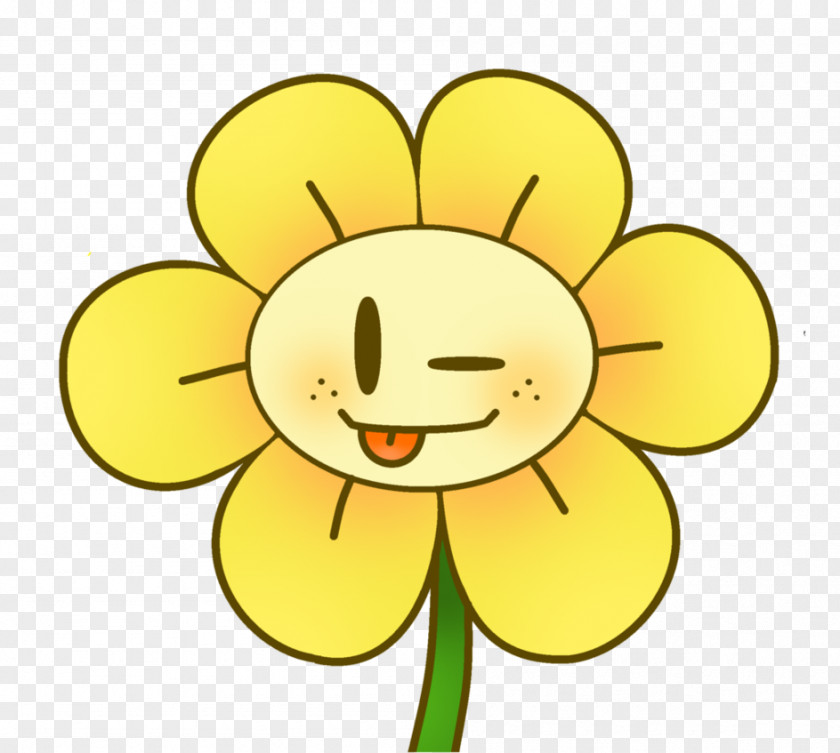 Smiling Sunflower Undertale Flowey Spanish Language Ta Bueno Ya Clip Art PNG