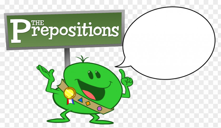 Cartoon Cards Preposition And Postposition Pronoun English Grammar Word PNG