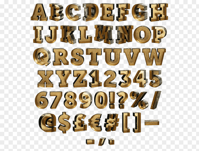 Gold As An Investment Typeface Alphabet Font PNG