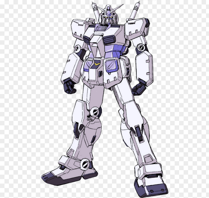 Painting Gundam Line Art RGM-79 GM ハイグレード・ユニバーサルセンチュリー PNG
