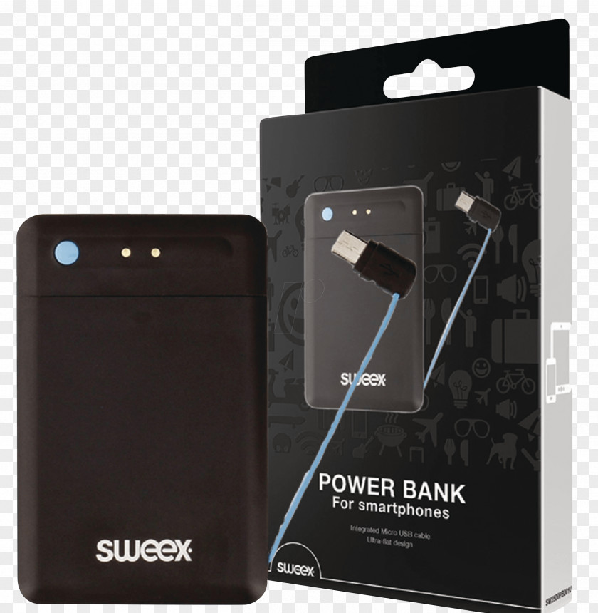 Smartphone Baterie Externă Akupank Micro-USB PNG