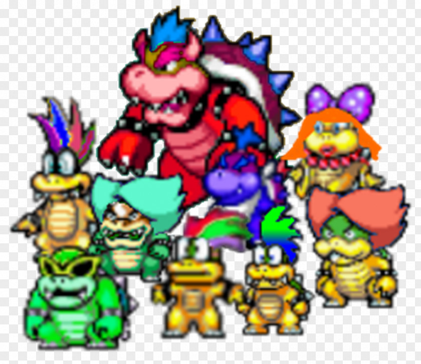 Bowser Luigi Koopalings Mario Bros. PNG