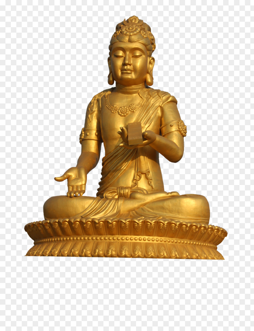 Buddha Statue Classical Sculpture Monument Figurine PNG