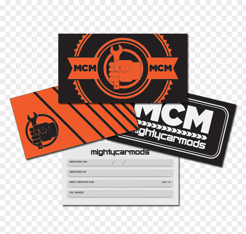 Car Sticker Collection Mighty Mods Label Brand PNG