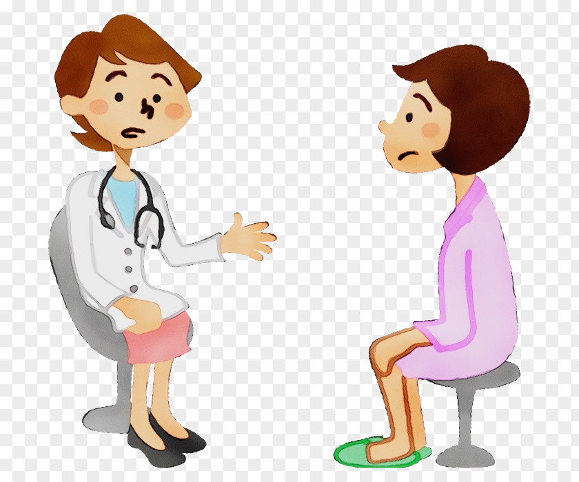 Cartoon Sharing Conversation Physician Pediatrics PNG