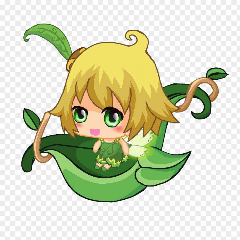 Cute Cartoon Sprite Flower Illustration PNG