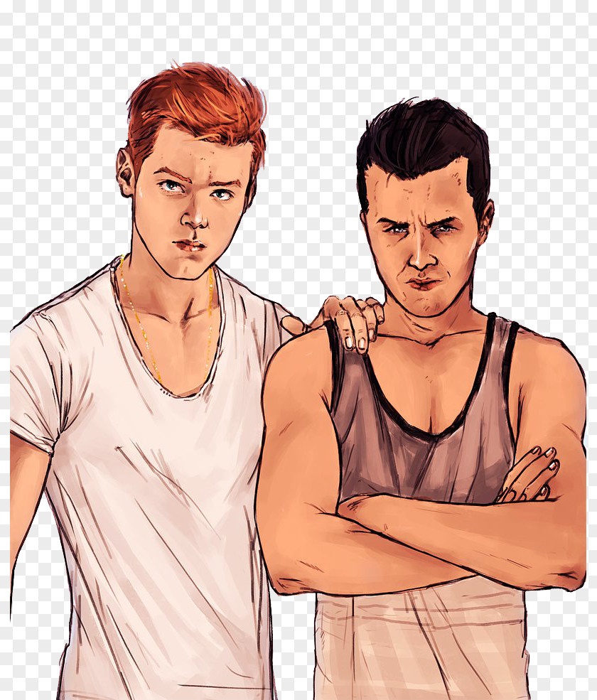 Noel Fisher Cameron Monaghan Ian Gallagher Shameless Mickey Milkovich PNG