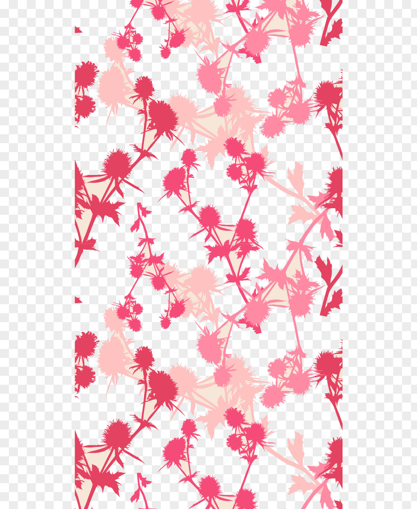 Pink Dandelion Vector Shading Taraxacum Platycarpum Common Euclidean Illustration PNG
