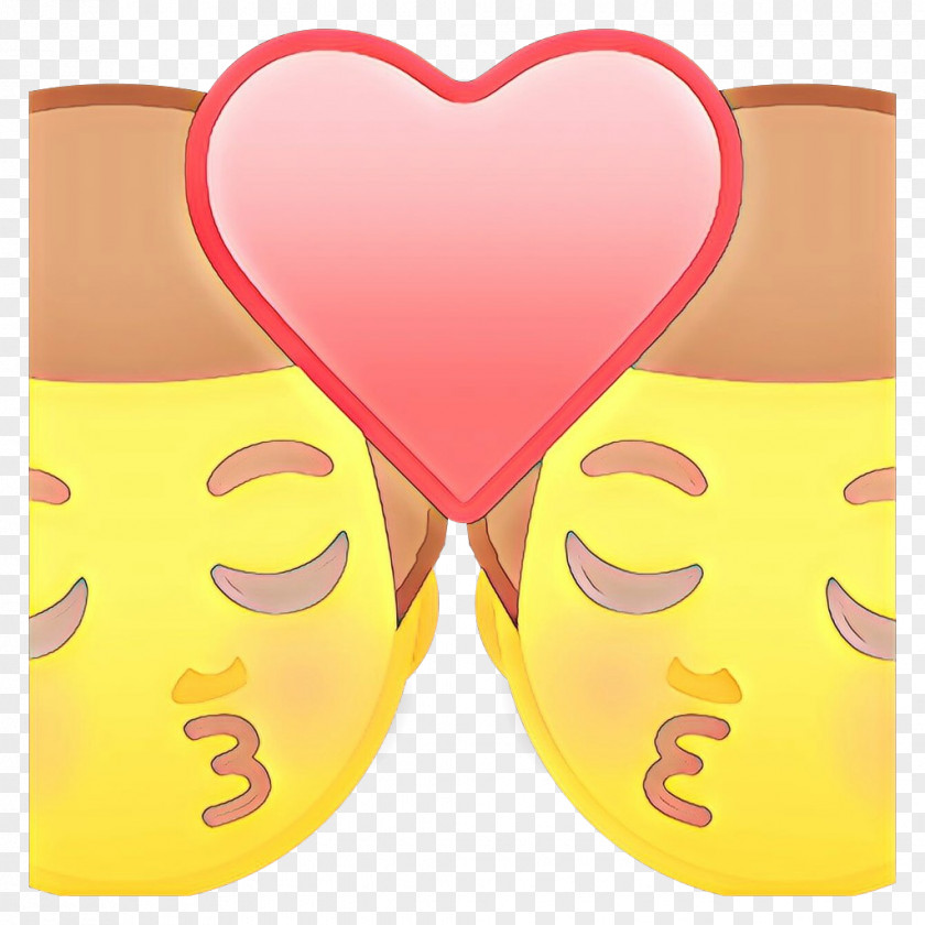 Smile Love Heart Emoji Background PNG
