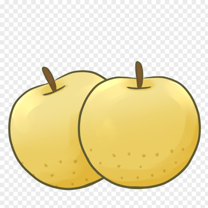 Yellow Apple PNG