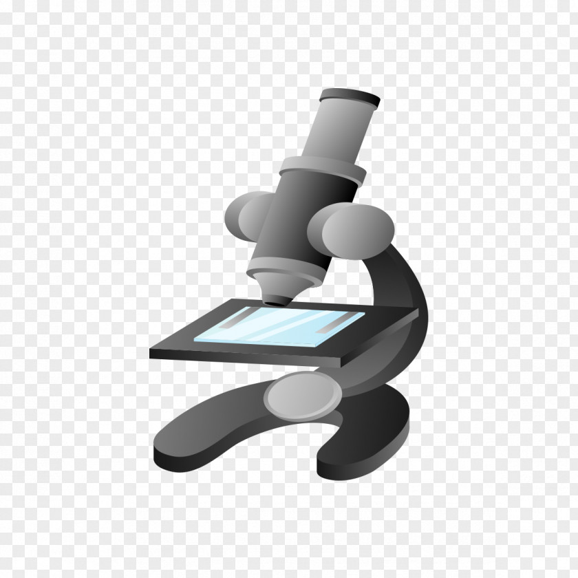 Hand-painted Microscope Scientific Instrument PNG