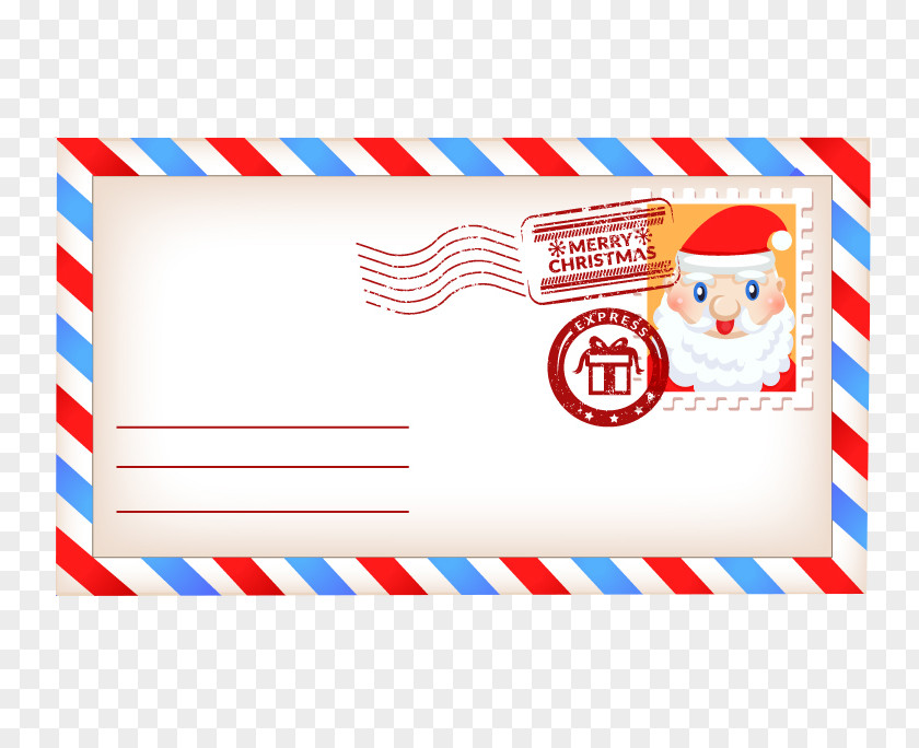 Mail Envelopes Santa Claus Paper Christmas Envelope PNG