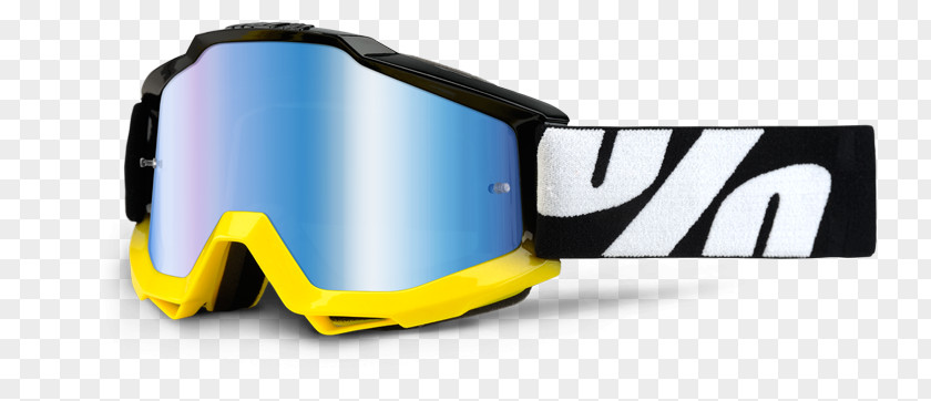 Off-road Goggles Blue Lens Mirror Glasses PNG