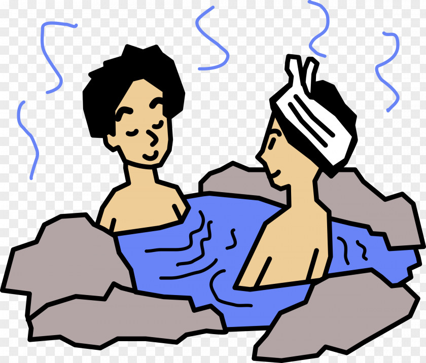 Hot Water Spring Onsen Clip Art PNG