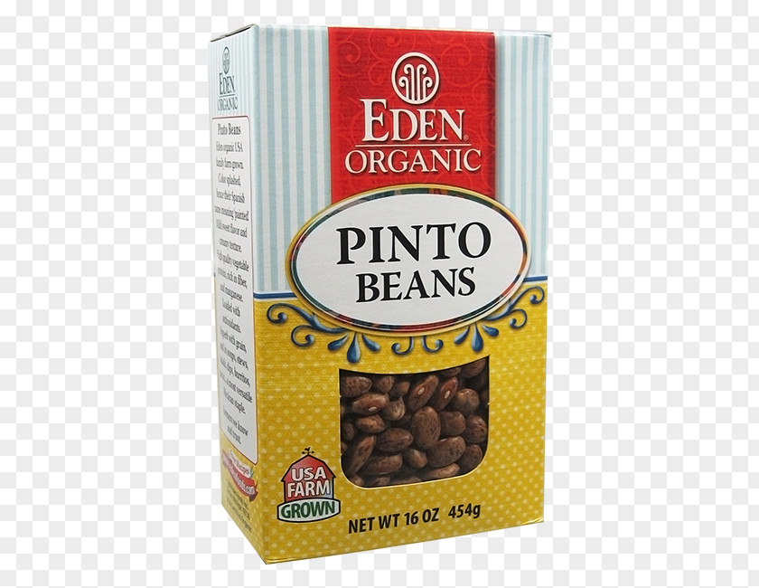 Pinto Beans Organic Food Baked Vegetarian Cuisine Eden Foods Inc. Bean PNG
