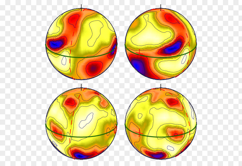 Stellar Magnetic Field Sphere PNG