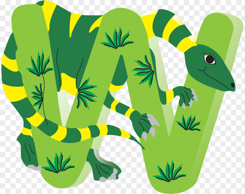 Alphabeto Filigree Tree Frog Illustration Clip Art PNG