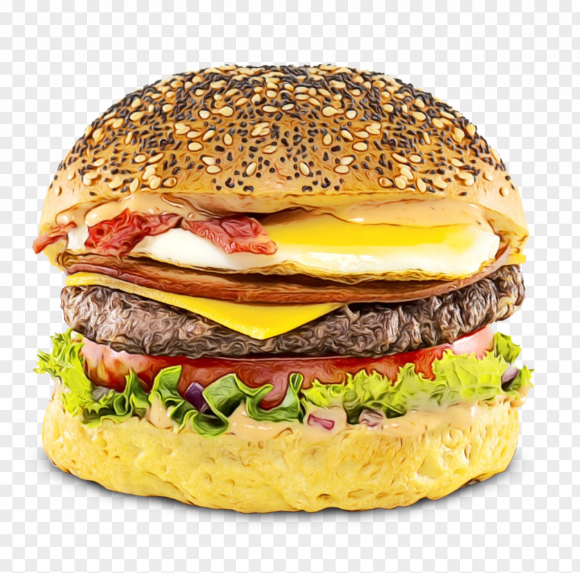 Buffalo Burger Bacon Sandwich Junk Food Cartoon PNG