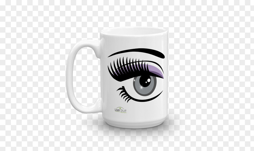 Eyelash Extensions Beauty Parlour Coffee Cup PNG