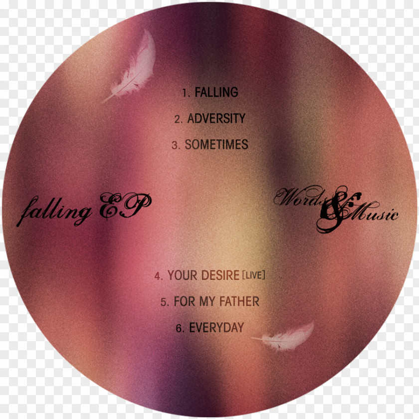 Falling Feathers Cheek 'round Midnight Font PNG