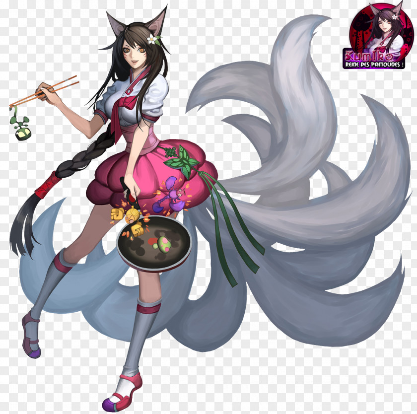 League Of Legends Ahri Nine-tailed Fox Video Game PNG