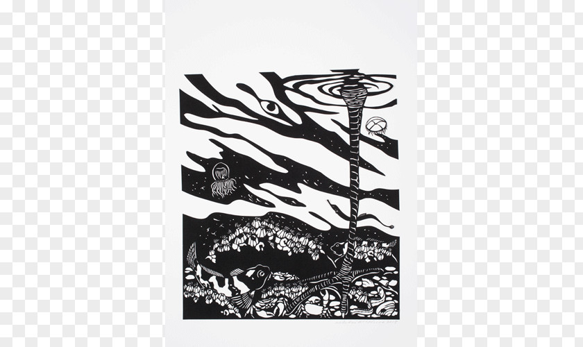 Stencil Animal Black M Pattern PNG