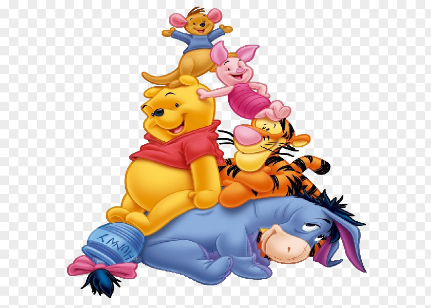 Winnie Pooh The And Friends Eeyore Piglet Tigger PNG