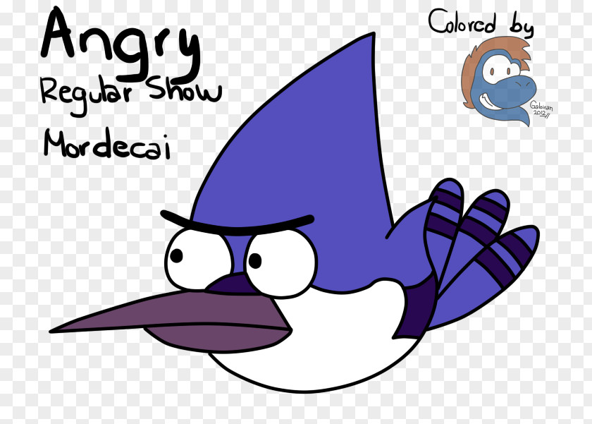 Angry Birds Blue Mordecai And The Rigbys Beak PNG