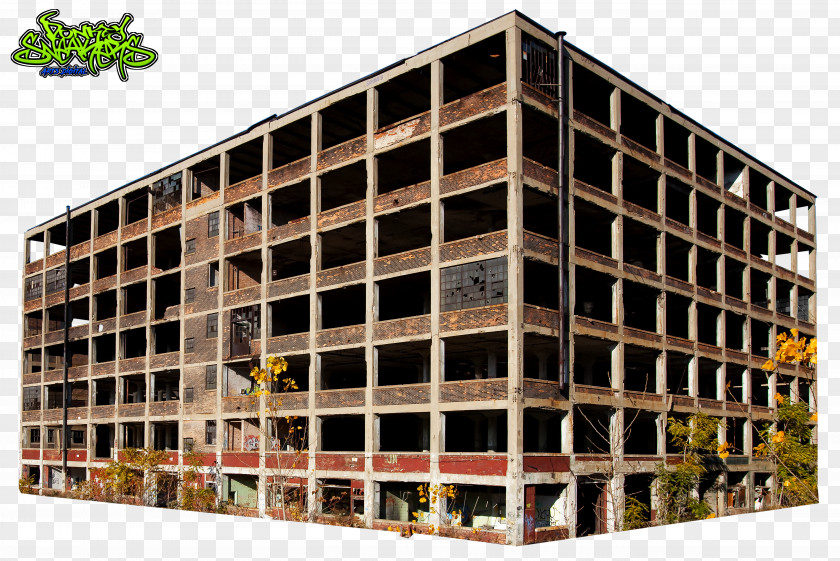 Building Michigan Central Station Packard Automotive Plant Husvik Ghost Town Butlin's Mosney PNG