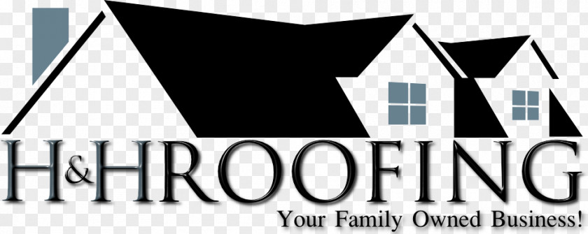 Company Name Logo With Tag Line H & Roofing Slogan Design PNG