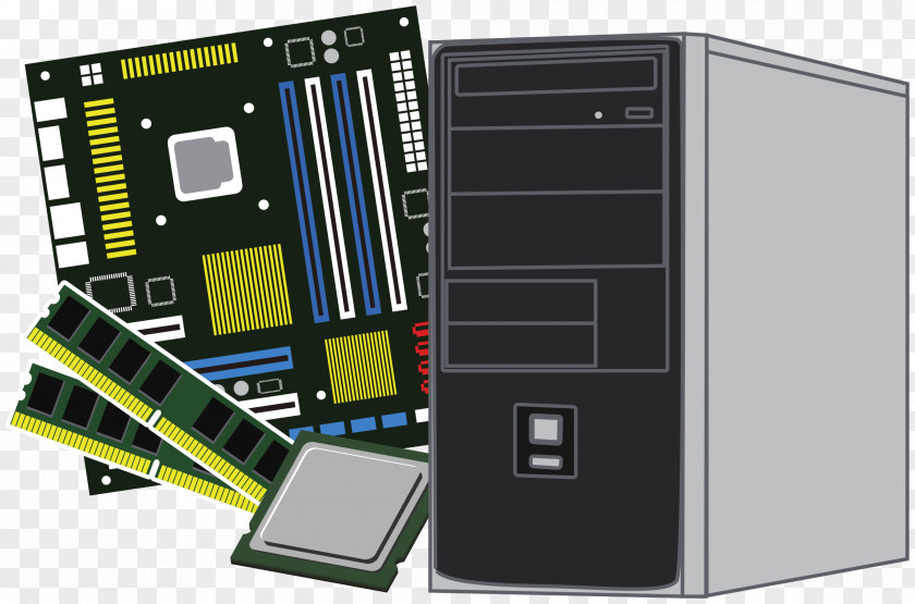 Computer Desktop Pc Central Processing Unit Personal Computers Clip Art PNG