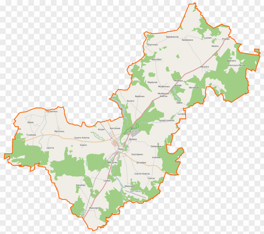 Lusowo, West Pomeranian Voivodeship Wicimice Wytok, Locator Map Gryfice County PNG