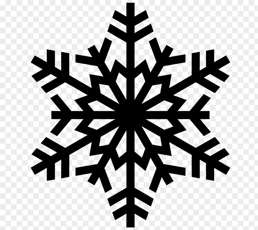 Snowflake Silhouette Clip Art PNG