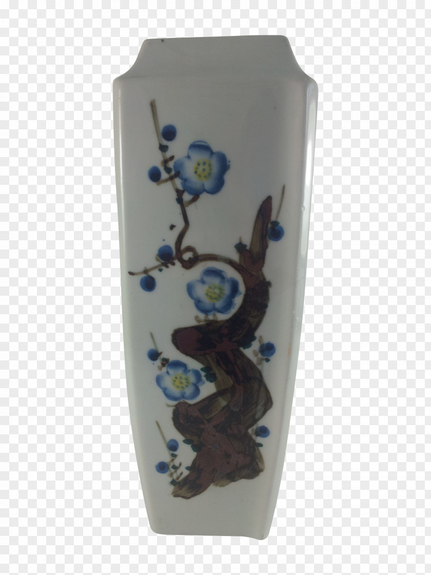 Vase Blue And White Pottery Ceramic Cobalt Urn PNG