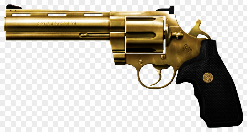 Weapon Combat Arms Pistol Gold PNG