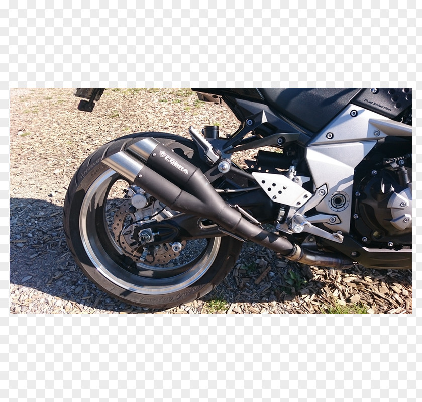 Car Tire Exhaust System Kawasaki Z1000 Motorcycle PNG