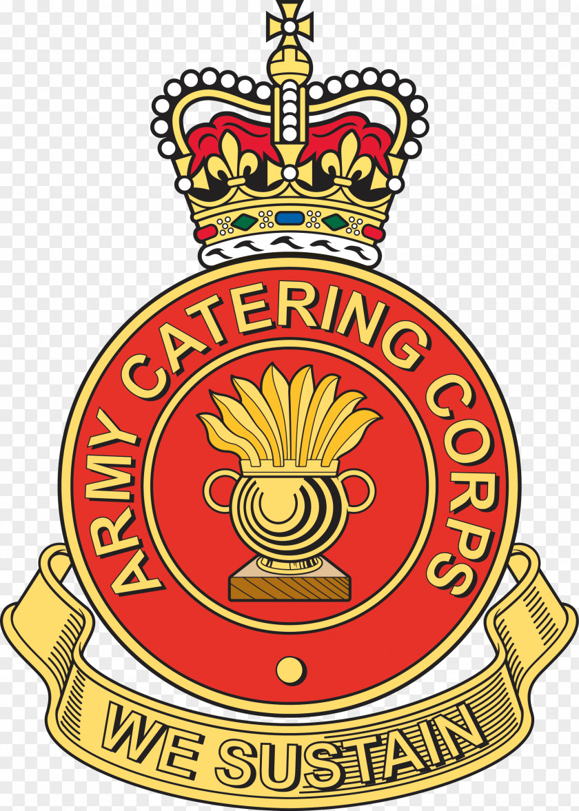 Flattened The Imperial Palace Cap Badge Army Catering Corps Royal Air Force PNG