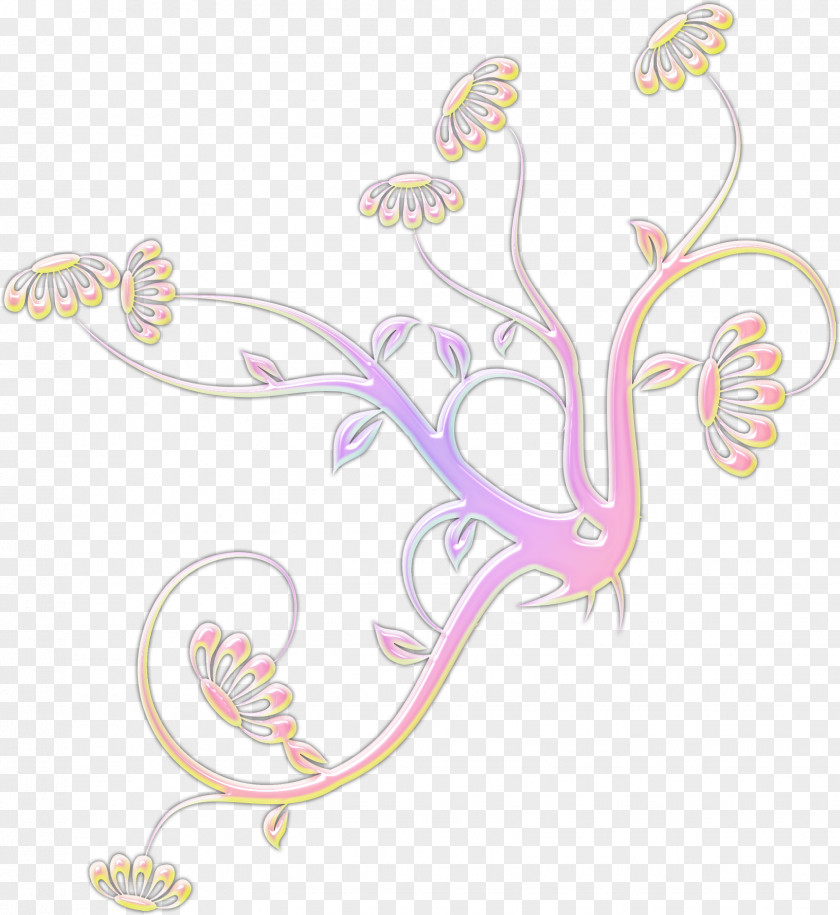 Line Pollinator Pink M Clip Art PNG