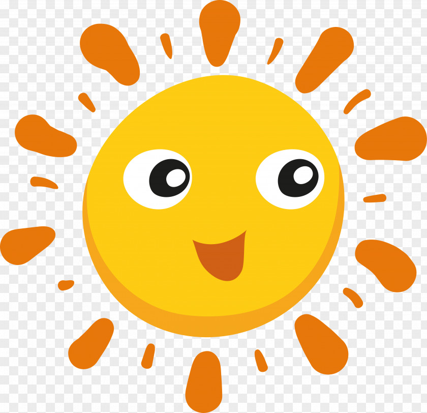 Sweet And Lovely Sun Clip Art PNG