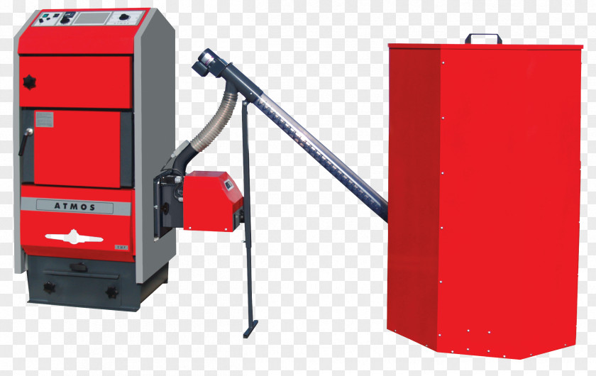 Atmos Boiler Pellet Fuel Stove Silo Machine PNG