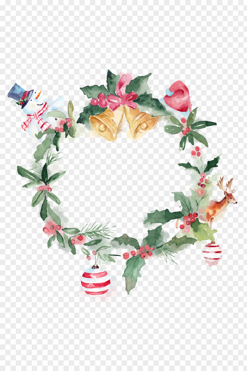 Christmas Wreath Element PNG