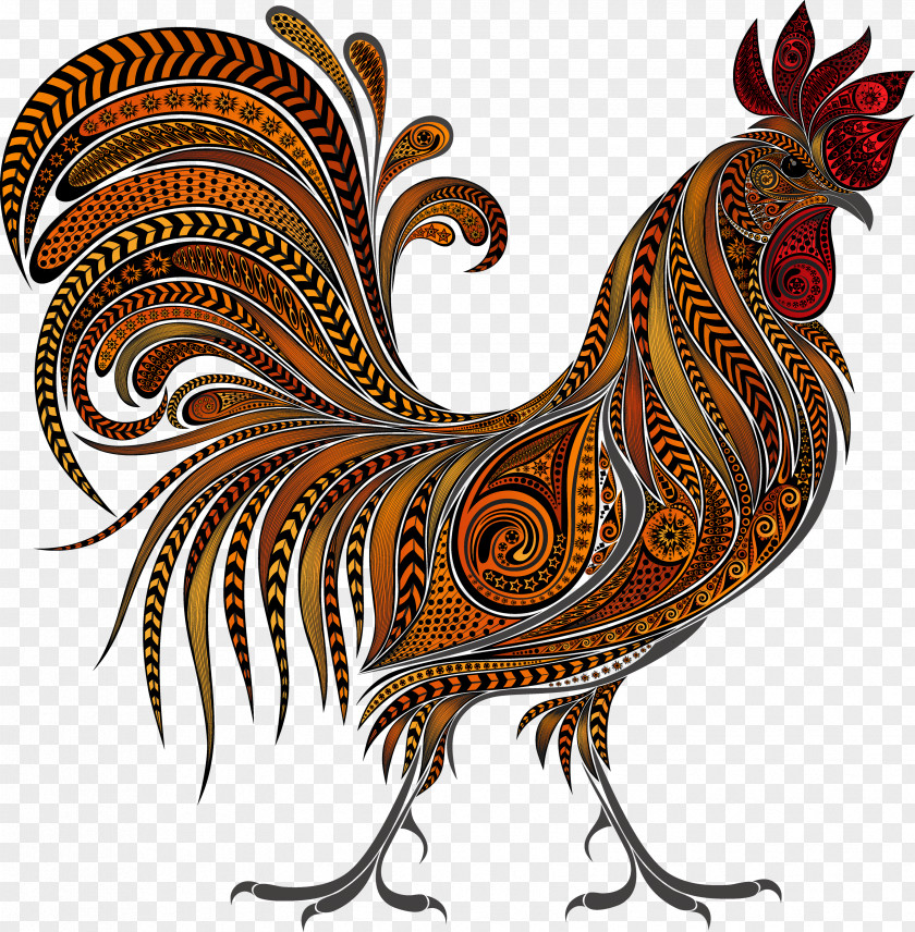 Cock Rooster Chinese New Year Royalty-free PNG